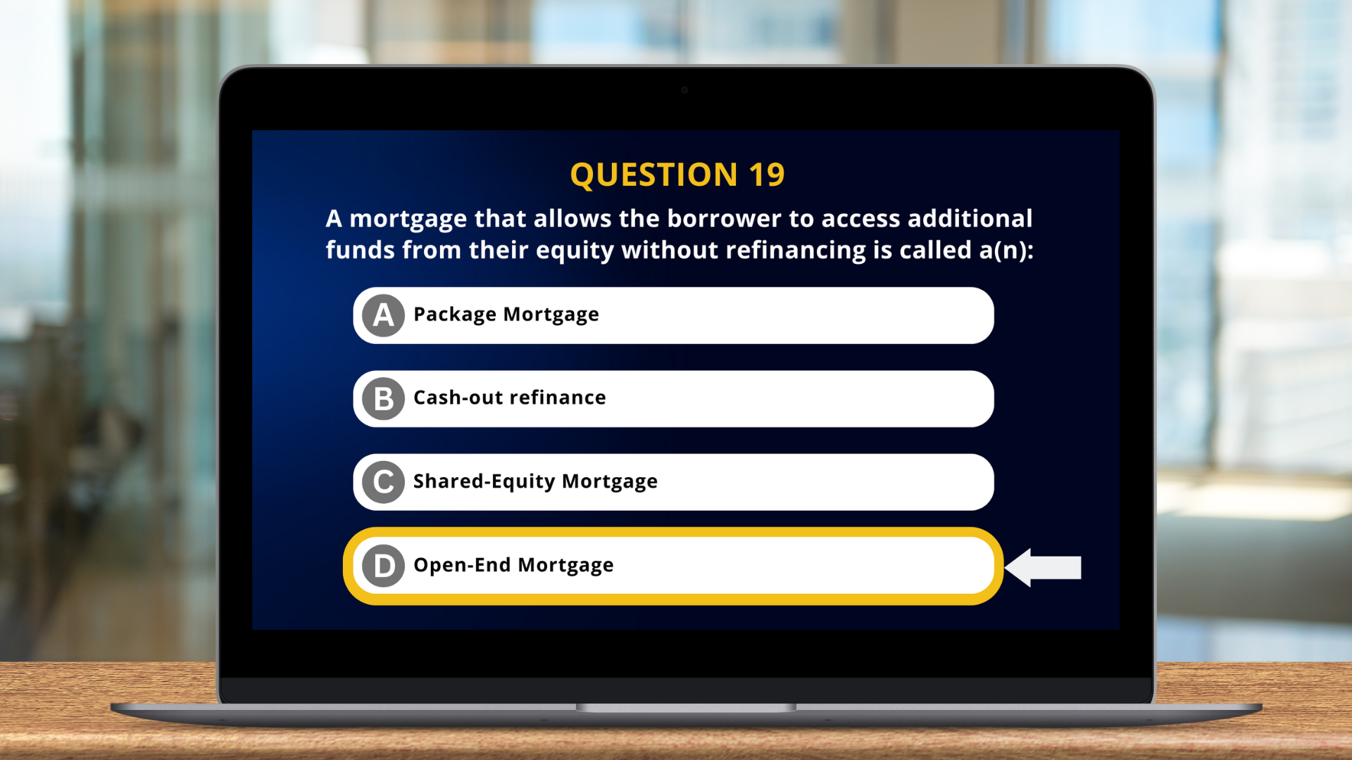 200 real estate practice questions sample on laptop screen