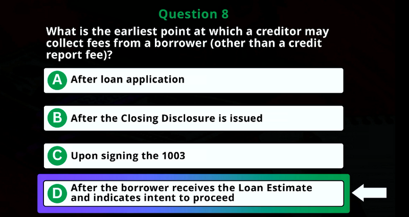 NMLS practice questions sample