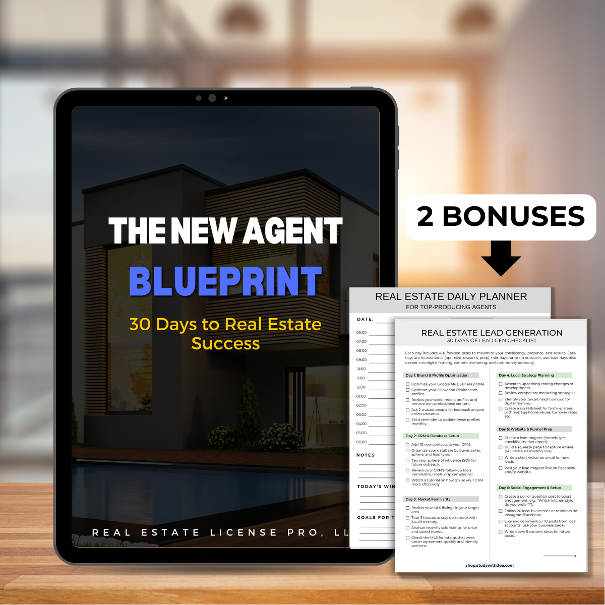 eBook Cover for the New Real Estate Agent Blueprint: 30 Days to Real Estate Success